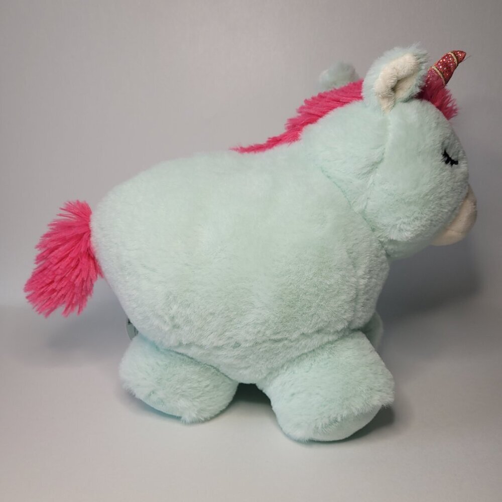Kellytoy Unicorn Plush Stuffed Animal Mint Green Glitter Horn Whimsical Fantasy - Picture 4 of 9